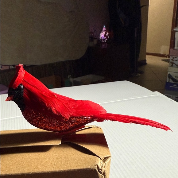 Charming Red Cardinal Holiday Ornament - Picture 2 of 7